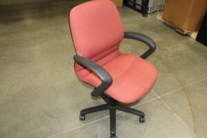 STEELCASE 'Rally' Conference Chairs Sunset Orange
