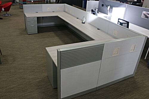 6'x7' STEELCASE Answer Workstations 2-Person Clusters