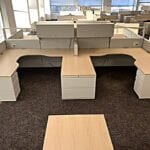 6’x6′ HAWORTH Compose Workstations Classic Comedy