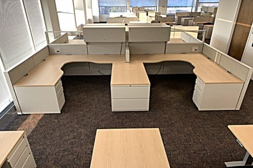 6’x6′ HAWORTH Compose Workstations Classic Comedy