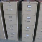 HON 4 High Vertical File - 2 Finishes