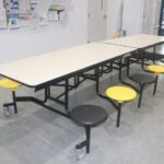 NPS 12' Mobile Table w/ Benching