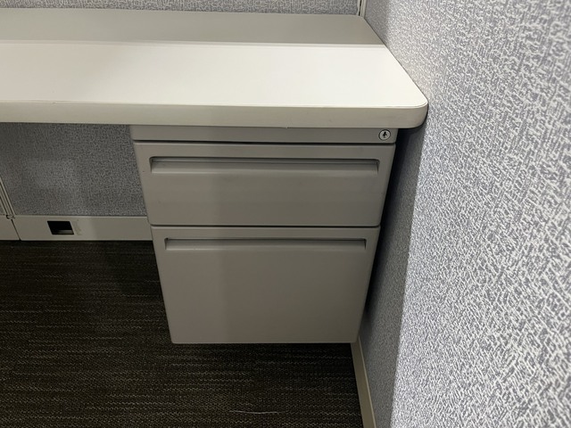 7'x7' Haworth Unigroup Beige Chu LVL1 - Image 5