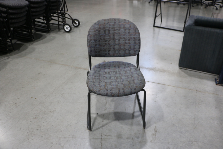TORSION Light Grey Patterned Guest Chair - Image 2