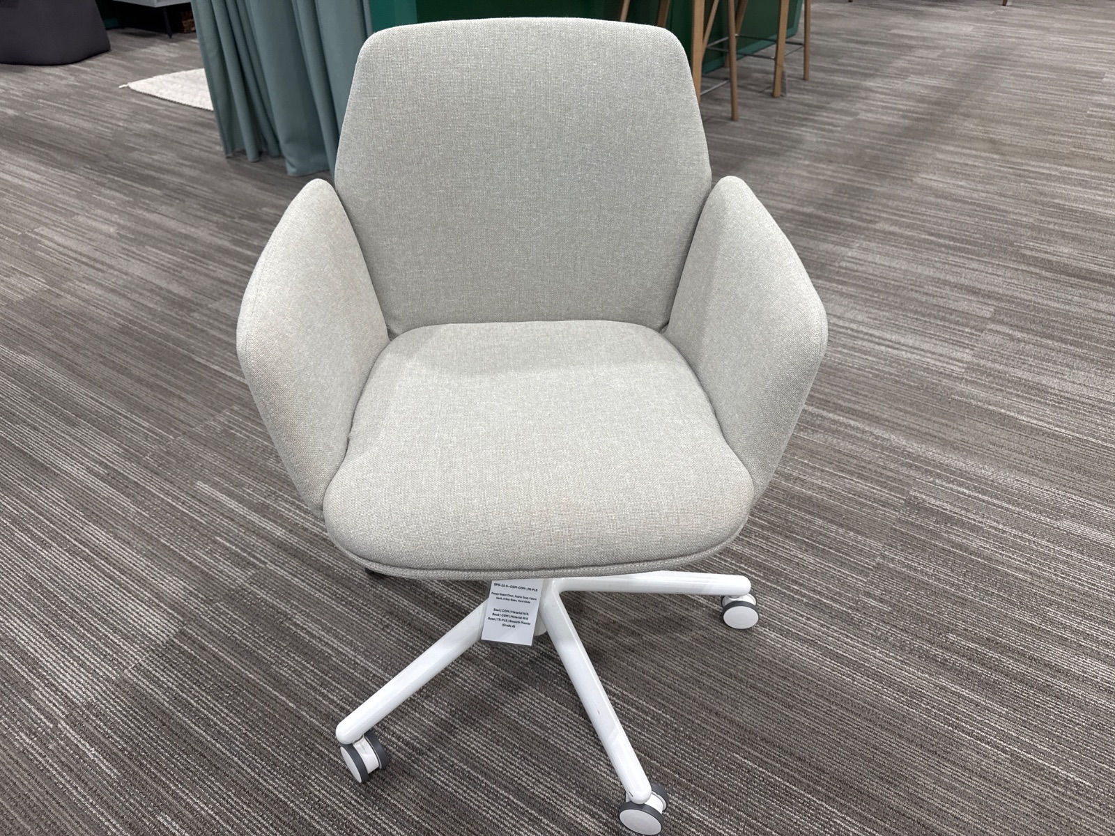 HAWORTH Light Grey Guest Chair