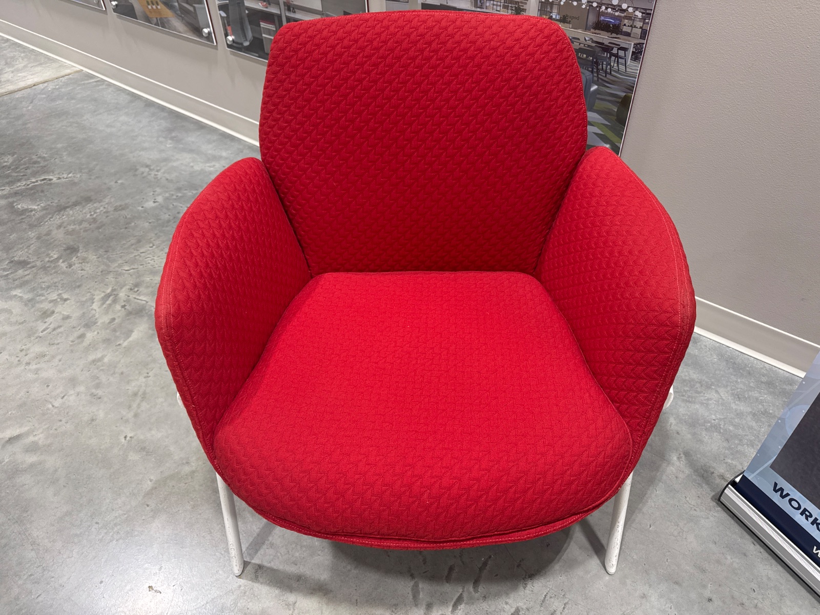 HAWORTH Red Lounge Chair