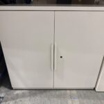 HAWORTH White 2-Door Storage Cabinet