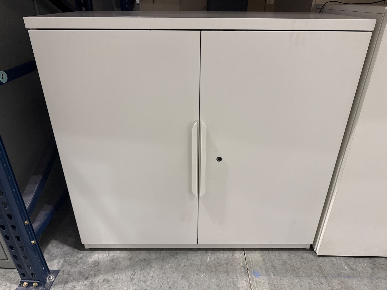 HAWORTH White 2-Door Storage Cabinet