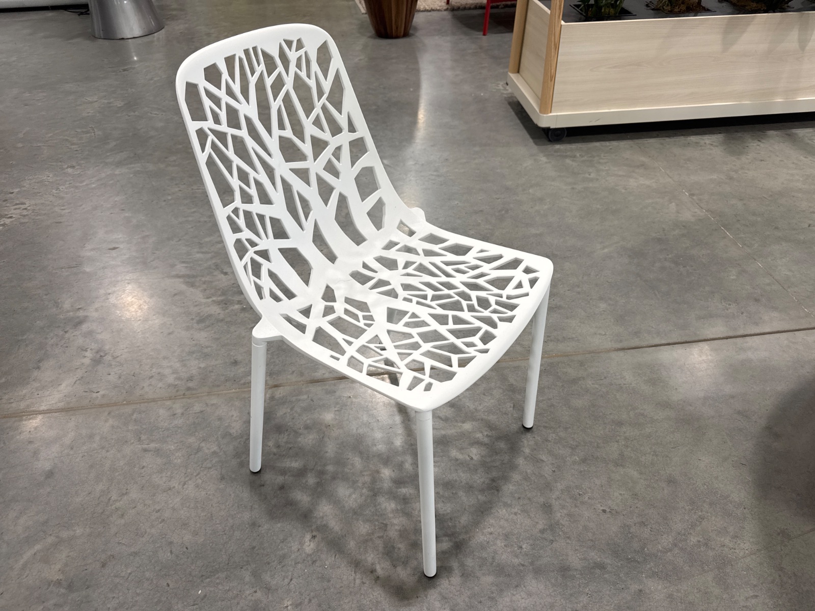 VITRA White Side Chair