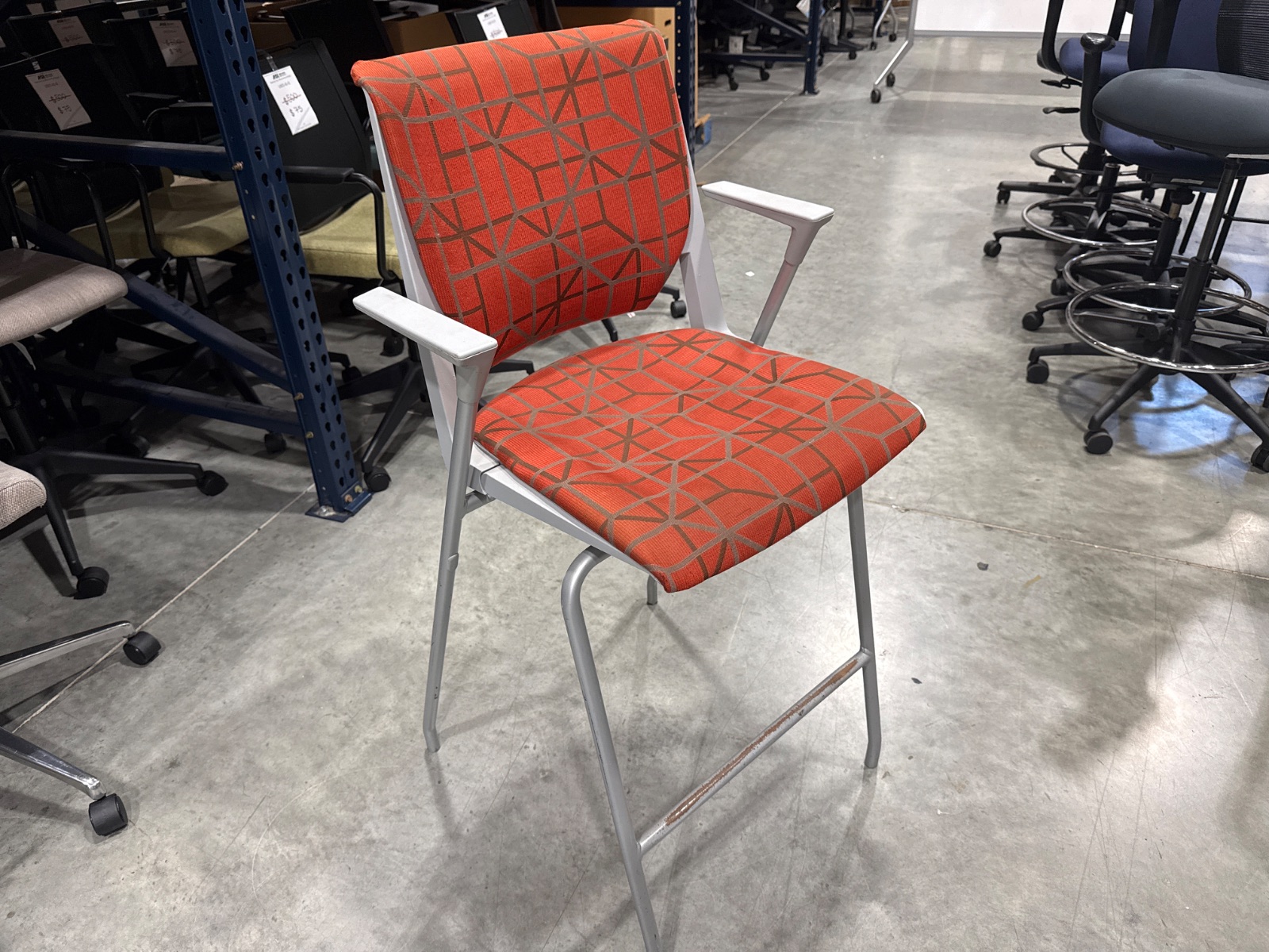 HAWORTH Orange Very Side Stool