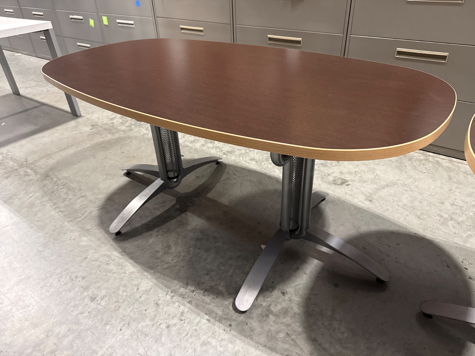 HAWORTH Walnut Oval Conference Table